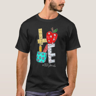 Camiseta Amor 4º ano de volta à escola 1rua dia passado