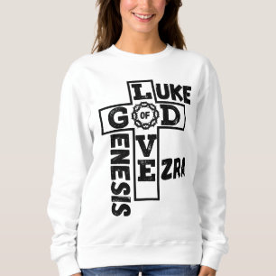 Camiseta Amor a Deus Palavra-Cruzada Bíblica das Mulheres