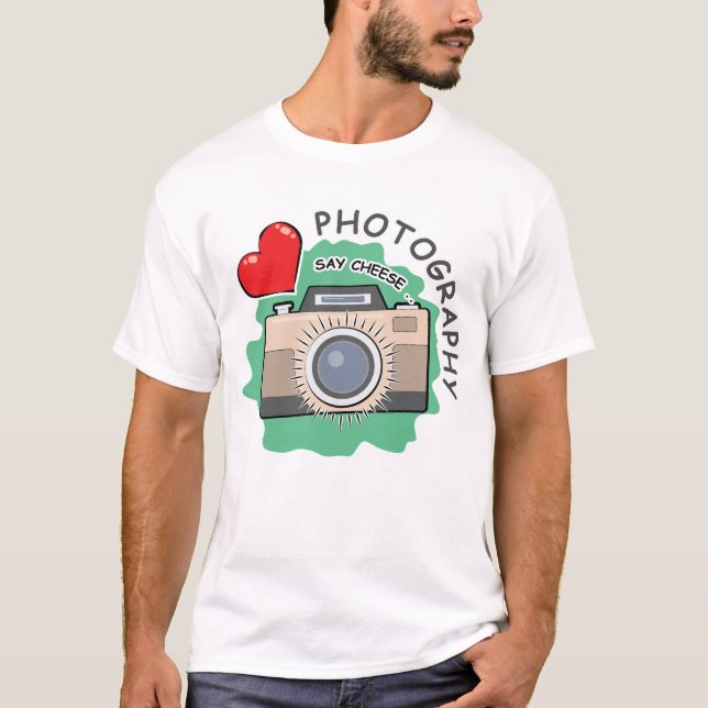 Camiseta Amor à Fotografia (Frente)