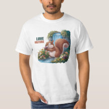 Amor à Nature Esquilo Engraçado