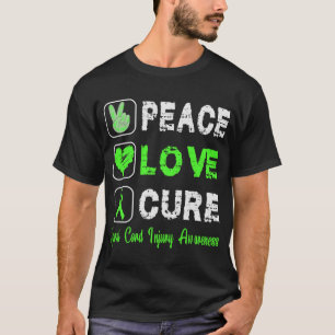CAMISETA AMOR A PAZ CURA CORTE ESPINAL SENSIBILIZAÇÃO