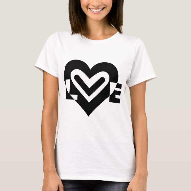 Camiseta Amor a Preto (Frente)