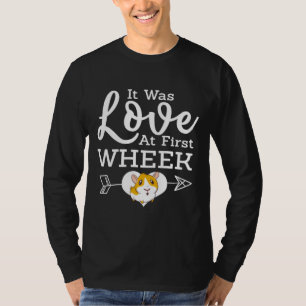 Camiseta Amor A Primeiro Rodo Guiné Pig Cavy Roddent