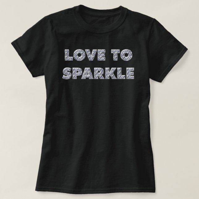 Camiseta Amor A Sparkle (Frente do Design)