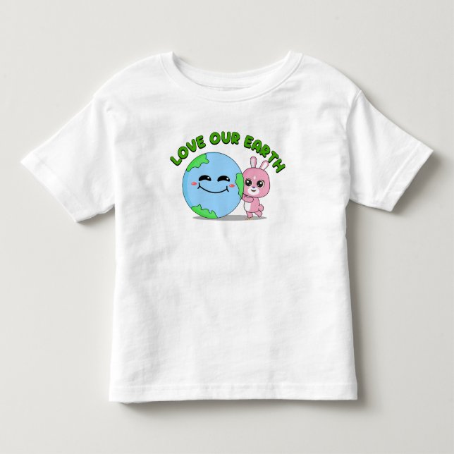 Camiseta Amor à Terra: Amigo Animal para Crianças (Frente)