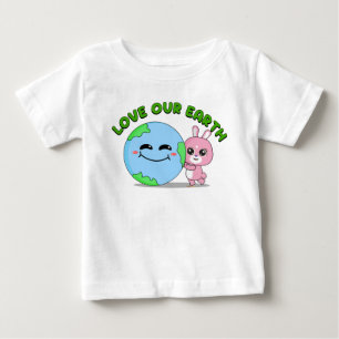 Camiseta Amor à Terra: Amigo Animal para Crianças