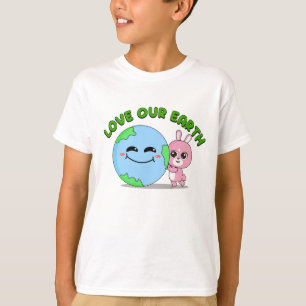 Camiseta Amor à Terra: Amigo Animal para Crianças