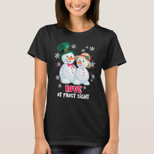 Camiseta Amor à Vista de Frost - Deixe-o nevar Gráfico para