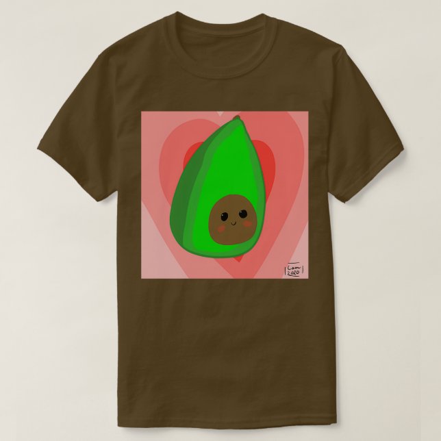 Camiseta amor abacado (Frente do Design)