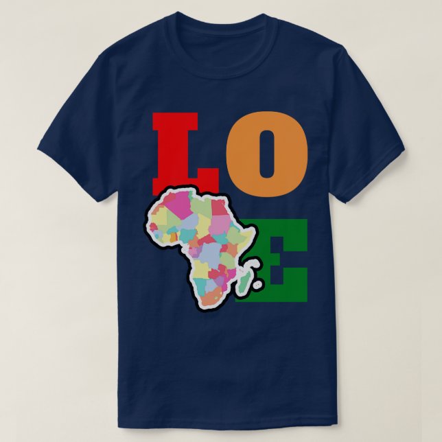 Camiseta Amor África 8 (Frente do Design)