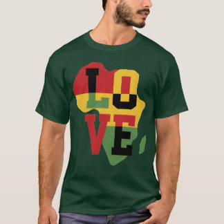 Camiseta amor africano amigo