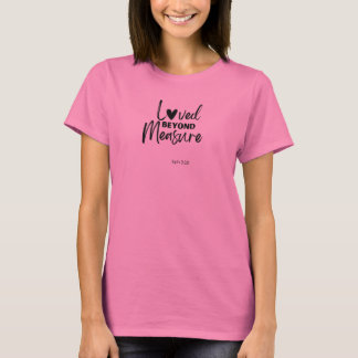 Camiseta Amor além da medida Ef 3:19