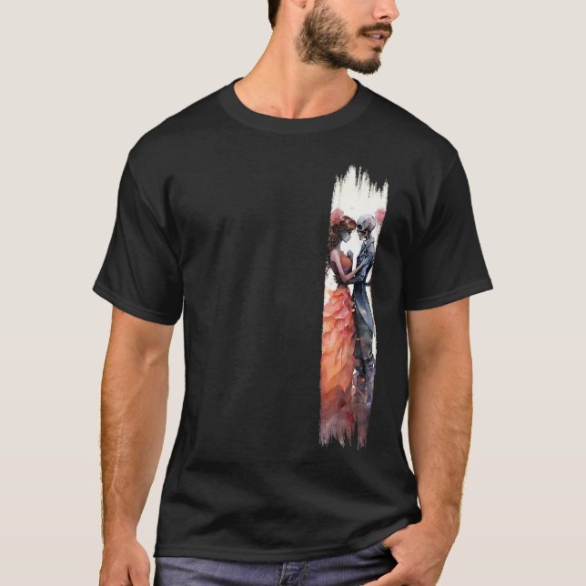 Camiseta Amor além da vida - pintura (Frente)