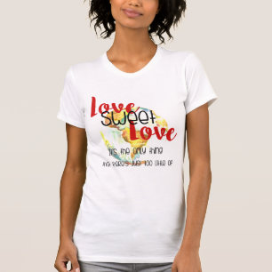Camiseta Amor Amor Amor Doce - Muito Pouco Design