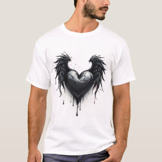 Camiseta amor, anjo quebrado
