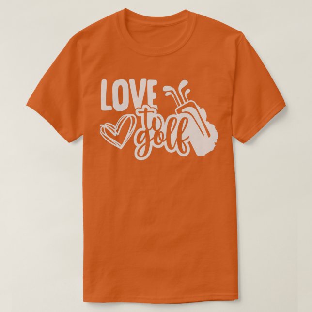 CAMISETA AMOR AO GOLFE 2 (Frente do Design)