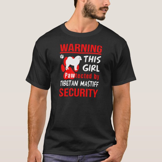Camiseta amor ao Mastiff Funny Gift Tibetano (Frente)