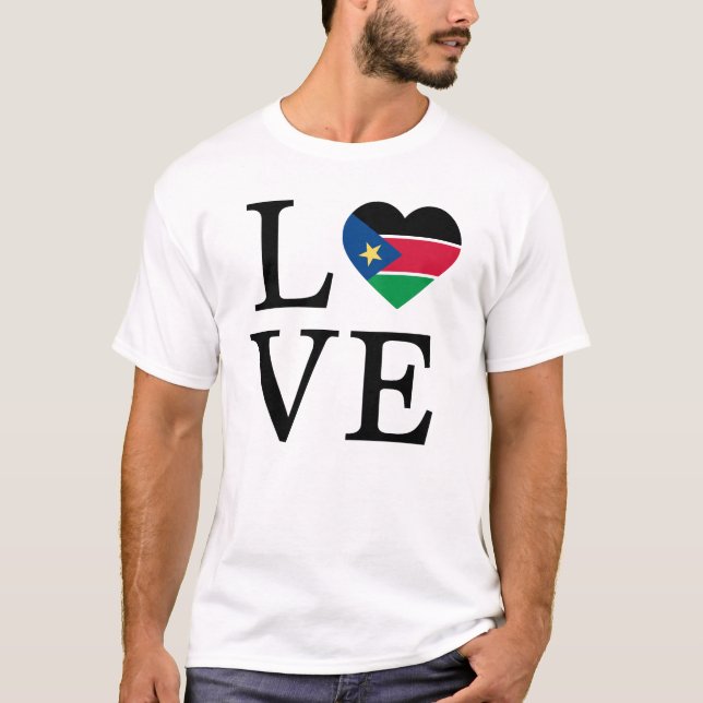 Camiseta Amor ao Sudão do Sul (Frente)