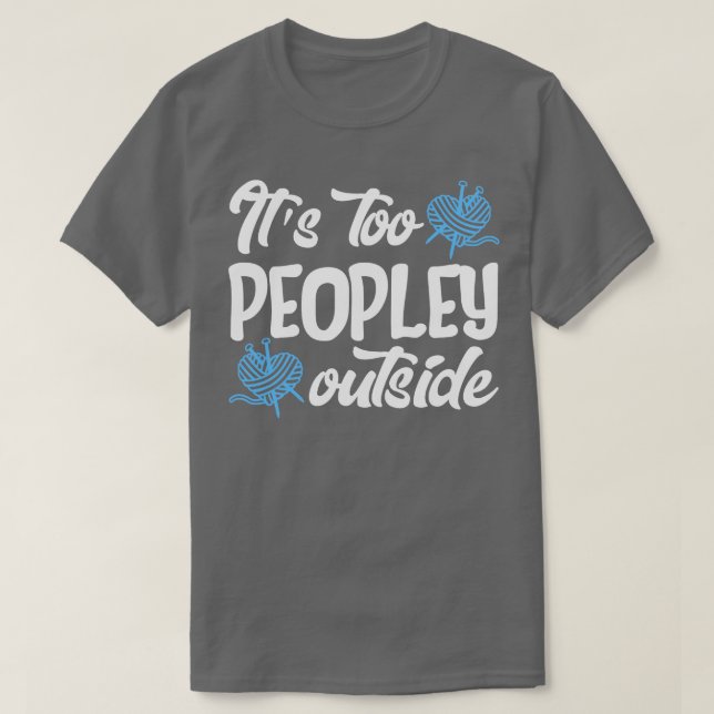 Camiseta Amor ao Tricô (Frente do Design)