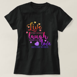 Camiseta Amor ao vivo