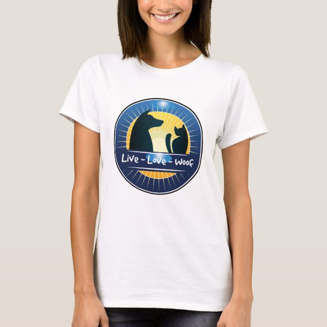 Camiseta amor ao vivo (Frente)