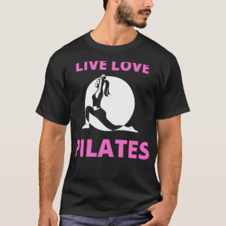 Camiseta Amor ao Vivo Pilota Diversão de Pilotos Rosa e Pre