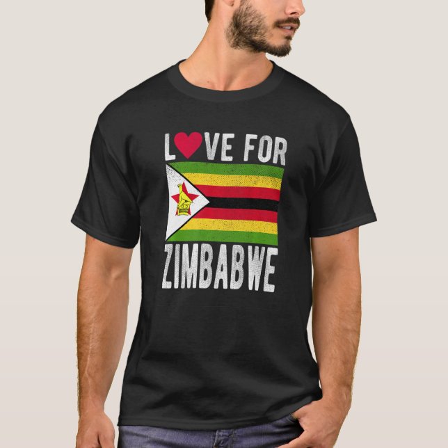 Camiseta Amor ao Zimbabué (Frente)