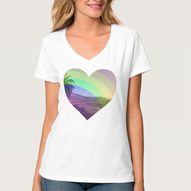 Camiseta Amor arco-íris (Frente)