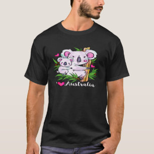 Camiseta Amor Austrália - Desenho do Urso Koala