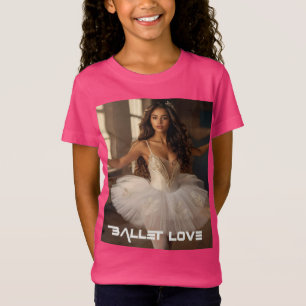 CAMISETA AMOR BALLET - BALLET & DANÇA