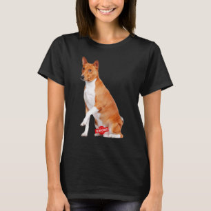 Camiseta Amor Basenji  Mãe Cachorro Pai Filhote Pet Fofinho