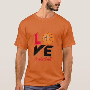 Camiseta Amor, basquete