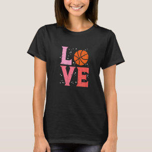 Camiseta Amor, Basquete, Esportes Fofos, Homens Mulheres, C
