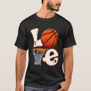 Camiseta Amor, Basquete, Mãe Dia de as mães