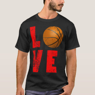 Camiseta Amor Basquetebol Design Legal Para Amantes de Espo