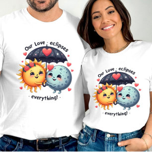 Camiseta Amor Bastante Eclipe Tudo Adorável