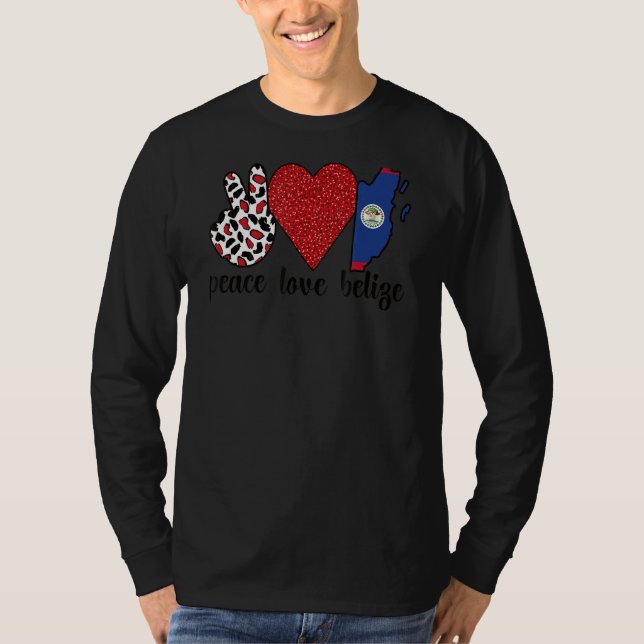 Camiseta Amor Belize Orotas Belizeanas Ortundas (Frente)