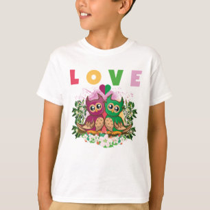 CAMISETA AMOR BONITAS ADORÁVEIS E COROAS