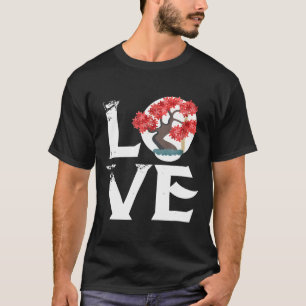 Camiseta Amor Bonsai Tree Jarden Zen Mestre