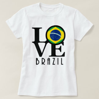 Camiseta AMOR Brasil (impressão frontal)