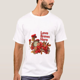 Camiseta Amor Breve Aqui - Celebre Amor A Este Dia de os na