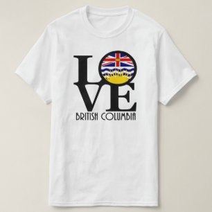 Camiseta AMOR British Columbia (impressão da frente)