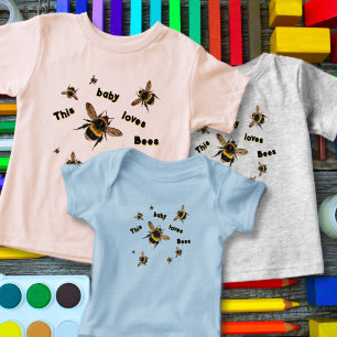 Camiseta Amor, Bumblebes, Criança