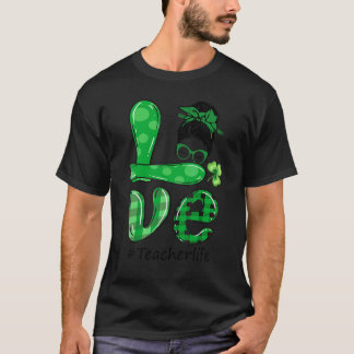 Camiseta Amor Cabelo Desarrumado Vida de Professora Dia de 