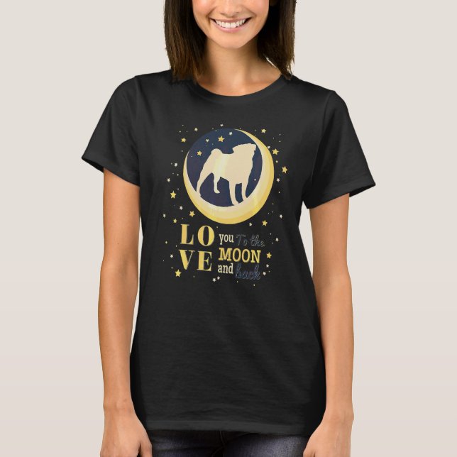 Camiseta Amor Cachorro À Lua (Frente)