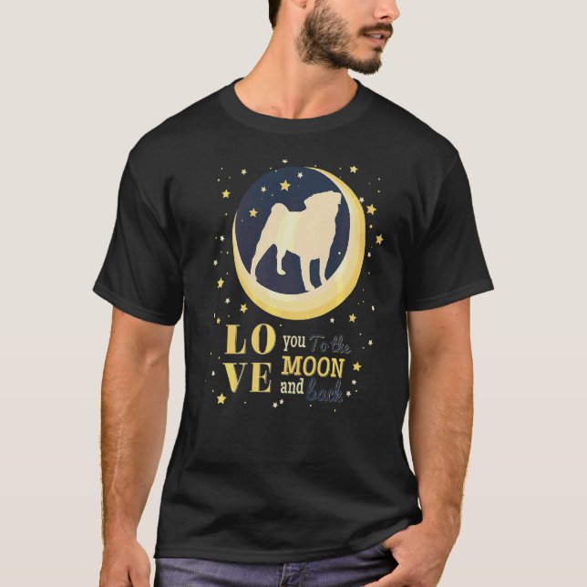 Camiseta Amor Cachorro À Lua (Frente)