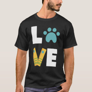 Camiseta Amor Cachorro Cão Cachorro Cachorro Cachorro Cacho
