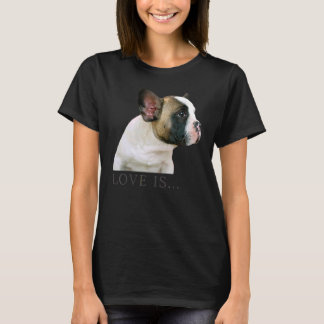 Camiseta Amor Cachorro Francês Francês Mãe Pai Cachorro Cac
