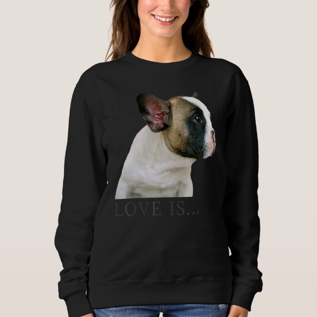 Camiseta Amor Cachorro Francês Francês Mãe Pai Cachorro Cac (Frente)