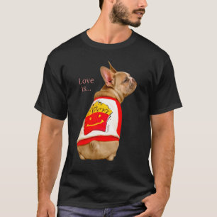 Camiseta Amor Cachorro Francês Francês Mãe Pai Cachorro Cac